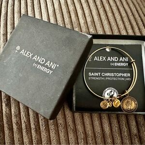 Alex and Ani Gold Charm Bracelet